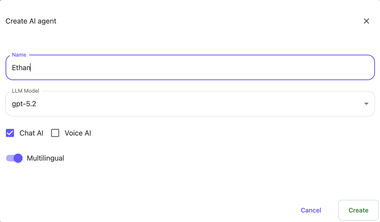 Create an AI-agent on the Intelswift platform
